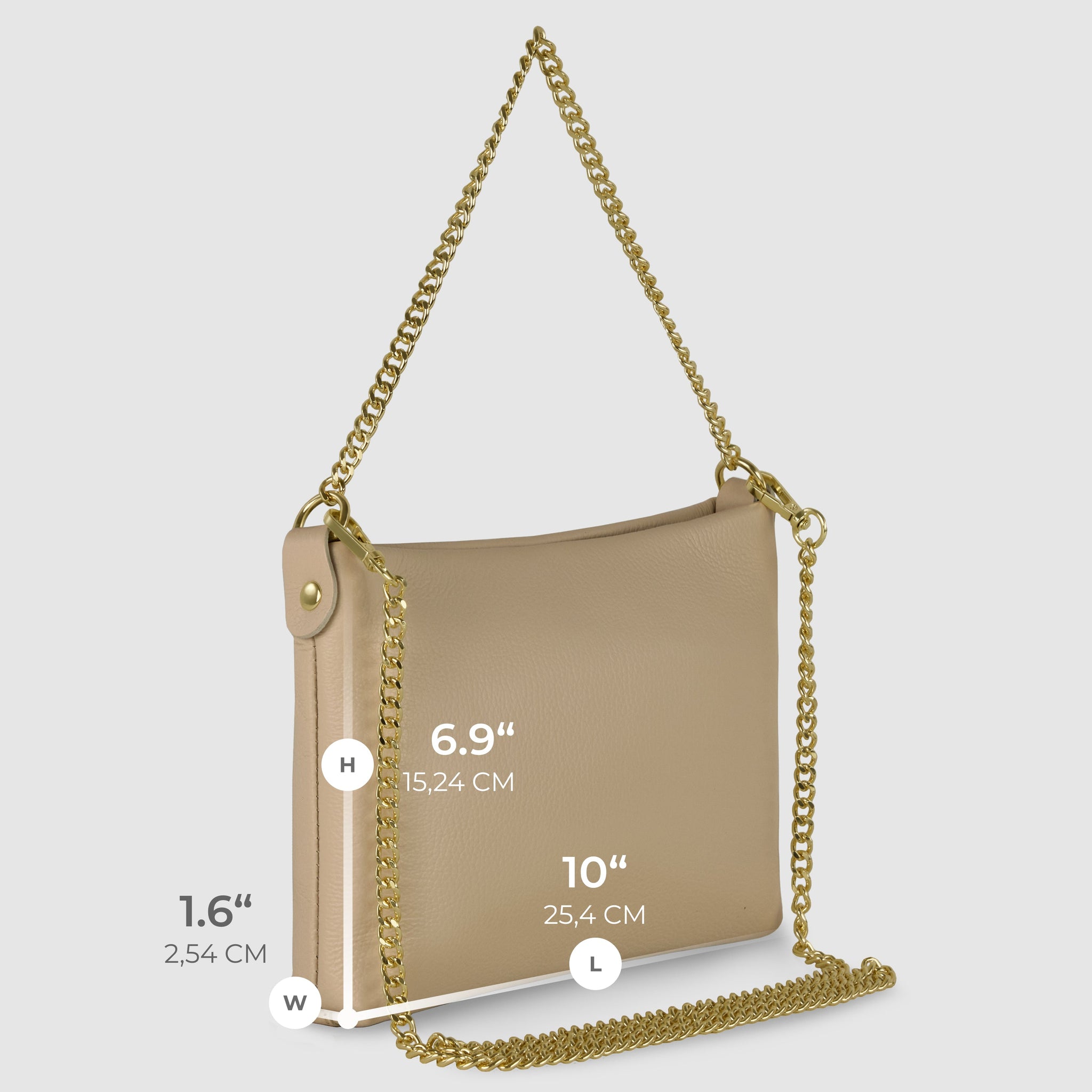 Italian Genuine Calf Leather Crossbody Bag 101315 - TAKEASY - Flyclothing LLC