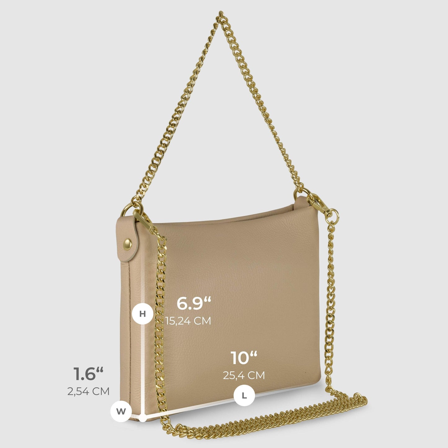 Italian Genuine Calf Leather Crossbody Bag 101315 - TAKEASY - Flyclothing LLC