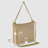 Italian Genuine Calf Leather Crossbody Bag 101315 - TAKEASY - Flyclothing LLC