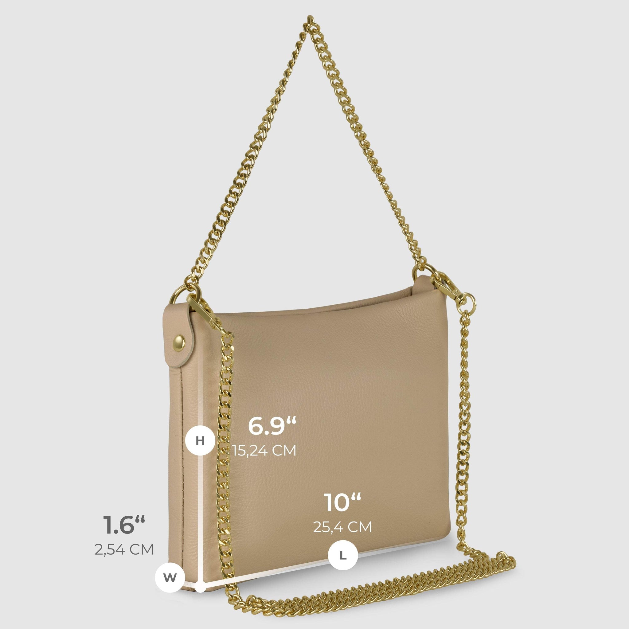 Italian Genuine Calf Leather Crossbody Bag 101315 - TAKEASY - Flyclothing LLC