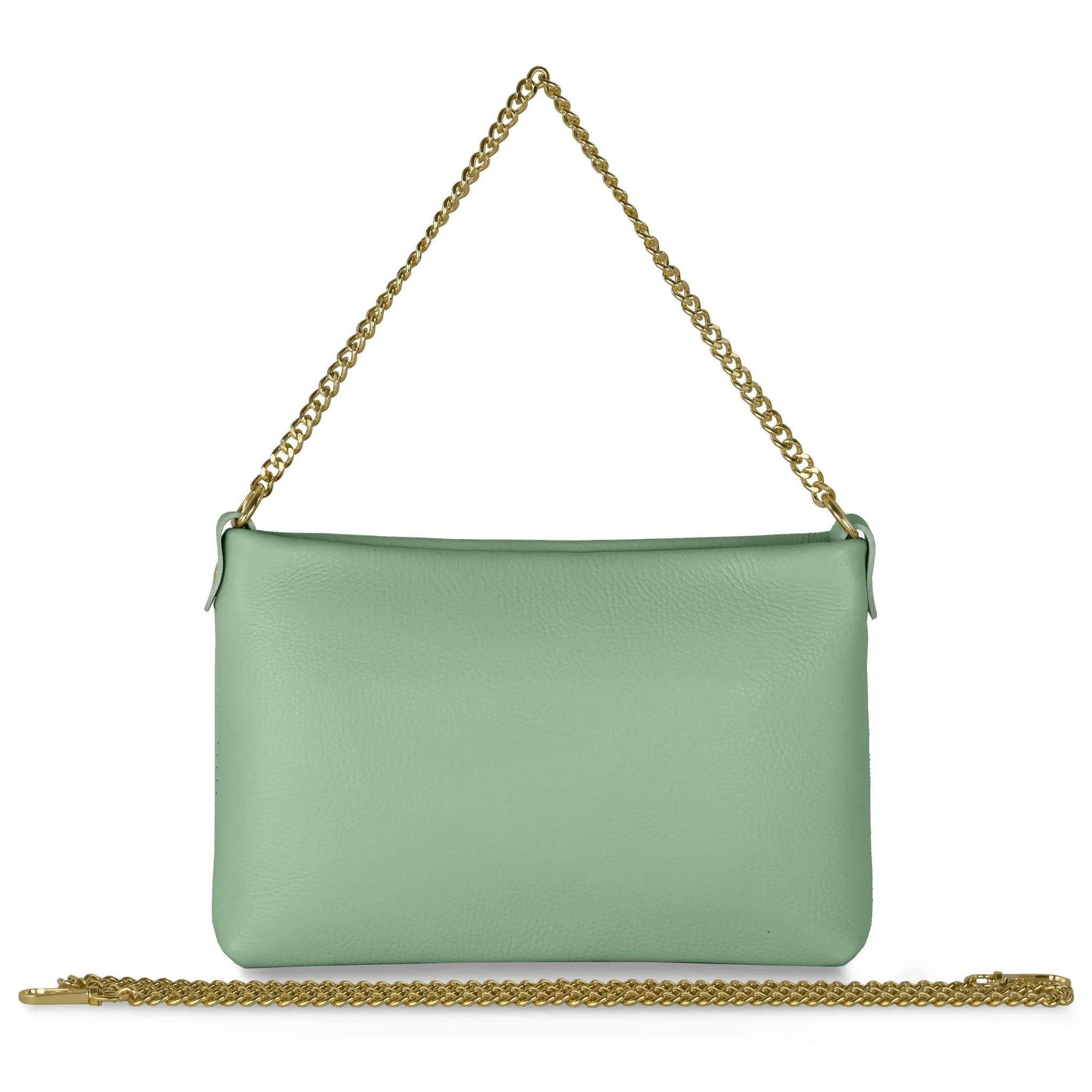 Italian Genuine Calf Leather Crossbody Bag 101315 - TAKEASY - Flyclothing LLC