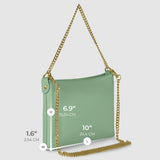 Italian Genuine Calf Leather Crossbody Bag 101315 - TAKEASY - Flyclothing LLC