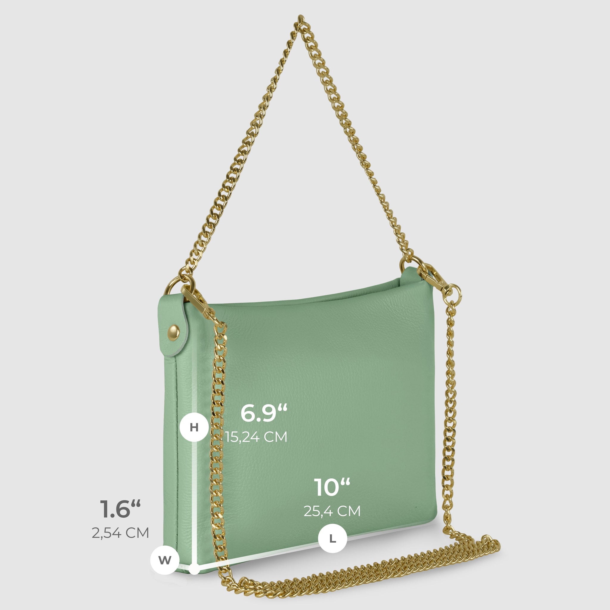 Italian Genuine Calf Leather Crossbody Bag 101315 - TAKEASY - Flyclothing LLC