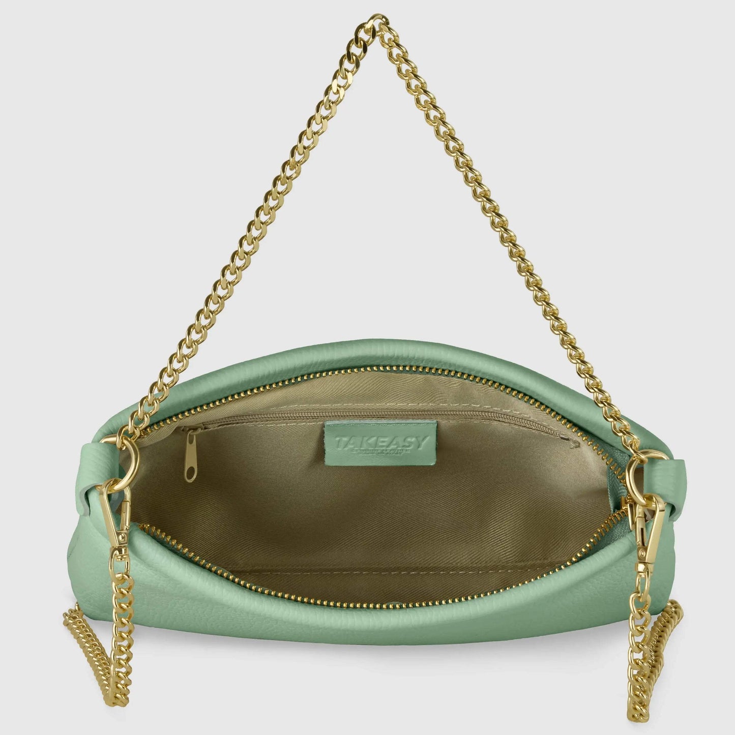 Italian Genuine Calf Leather Crossbody Bag 101315 - TAKEASY - Flyclothing LLC