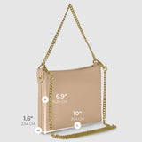Italian Genuine Calf Leather Crossbody Bag 101315 - TAKEASY - Flyclothing LLC