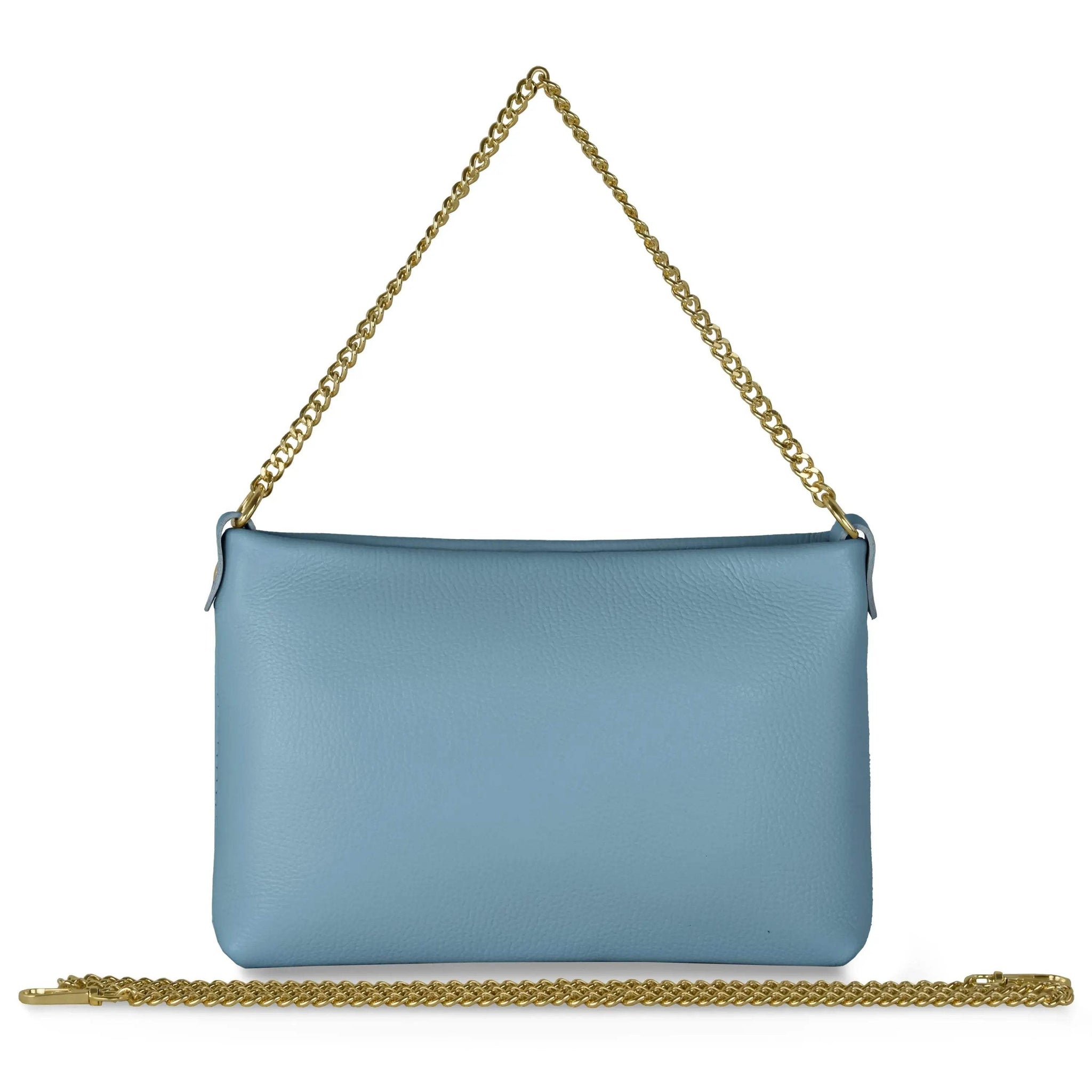 Italian Genuine Calf Leather Crossbody Bag 101315 - TAKEASY - Flyclothing LLC