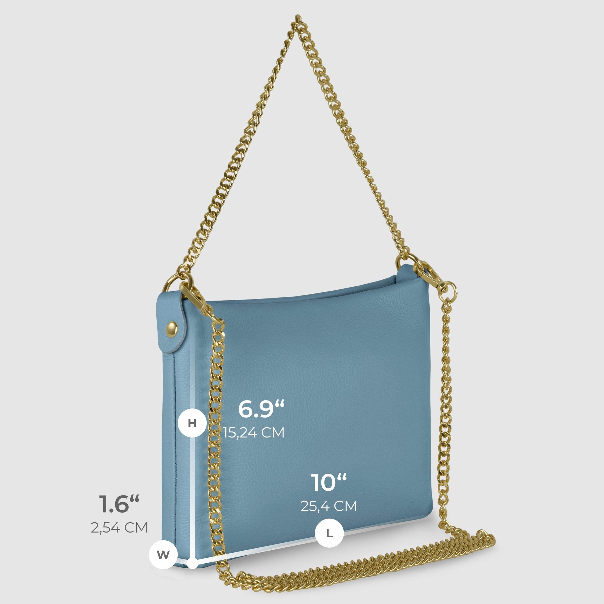 Italian Genuine Calf Leather Crossbody Bag 101315 - TAKEASY - Flyclothing LLC
