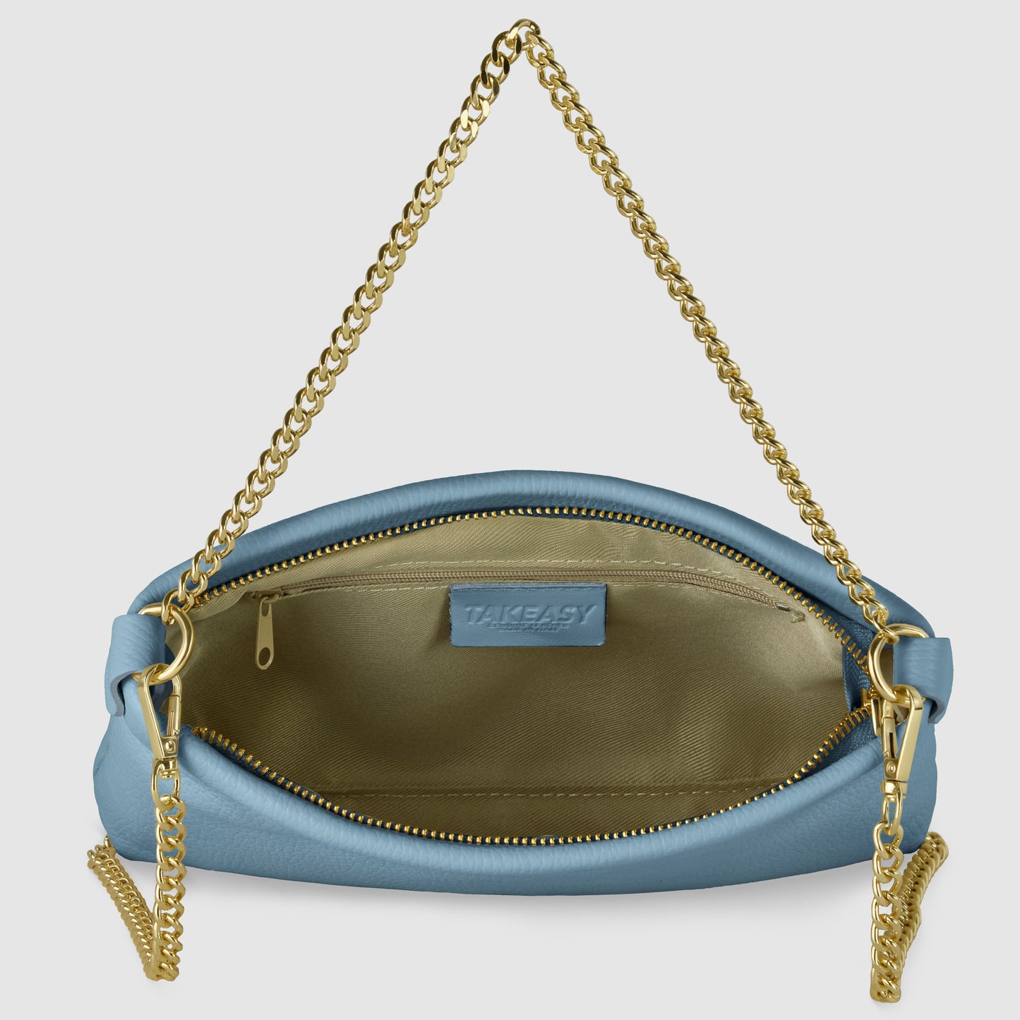 Italian Genuine Calf Leather Crossbody Bag 101315 - TAKEASY - Flyclothing LLC