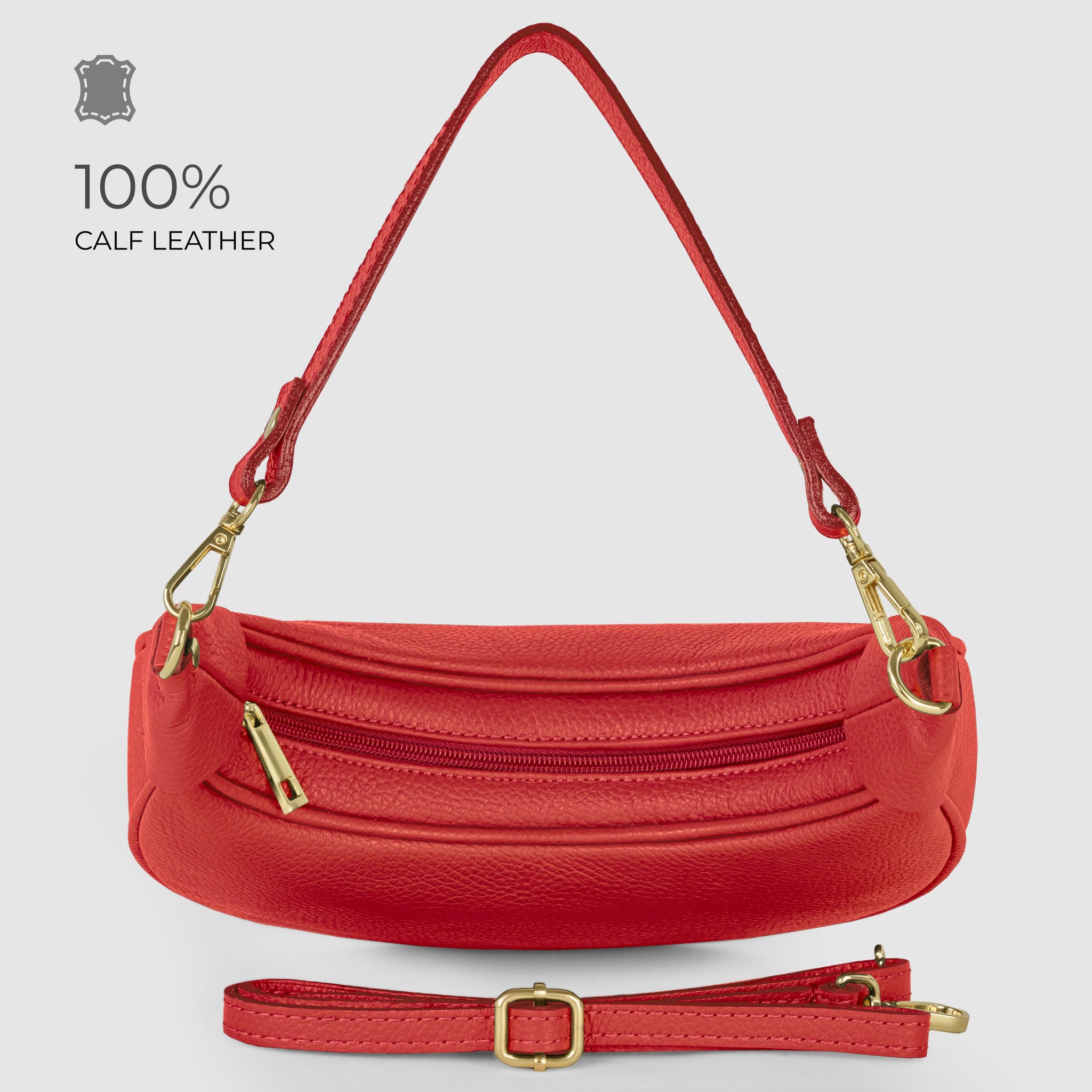Calf Leather Shoulder Bag TAKEASY