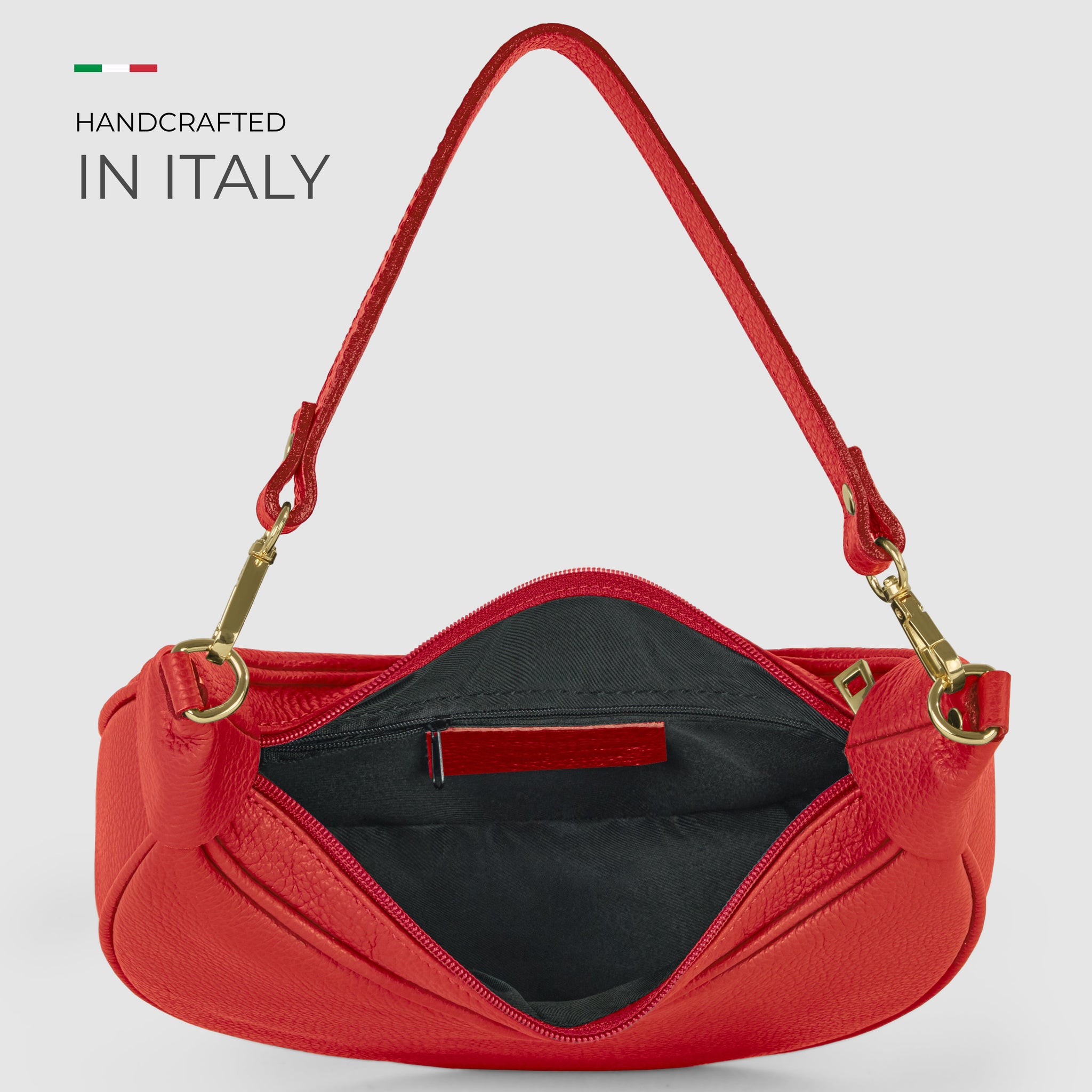 Italian Genuine Calf Leather Shoulder Bag 222024 - TAKEASY - Flyclothing LLC