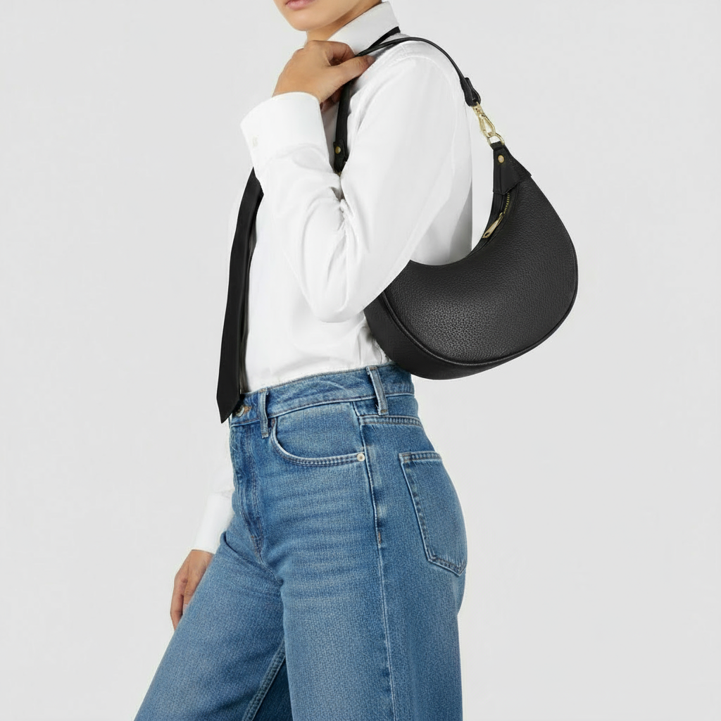 Calf Leather Shoulder Bag TAKEASY