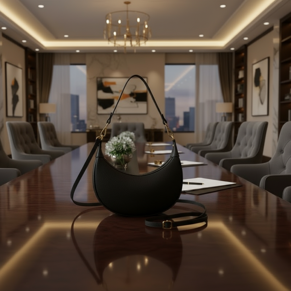 Calf Leather Shoulder Bag TAKEASY