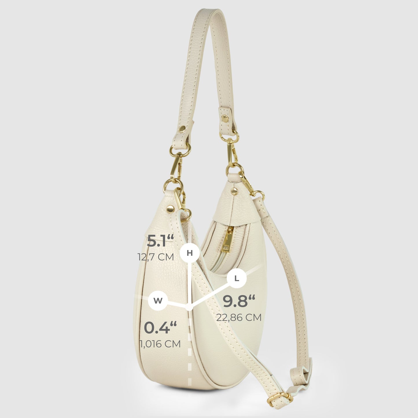 Calf Leather Shoulder Bag TAKEASY