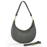 Calf Leather Shoulder Bag - TAKEASY - Flyclothing LLC