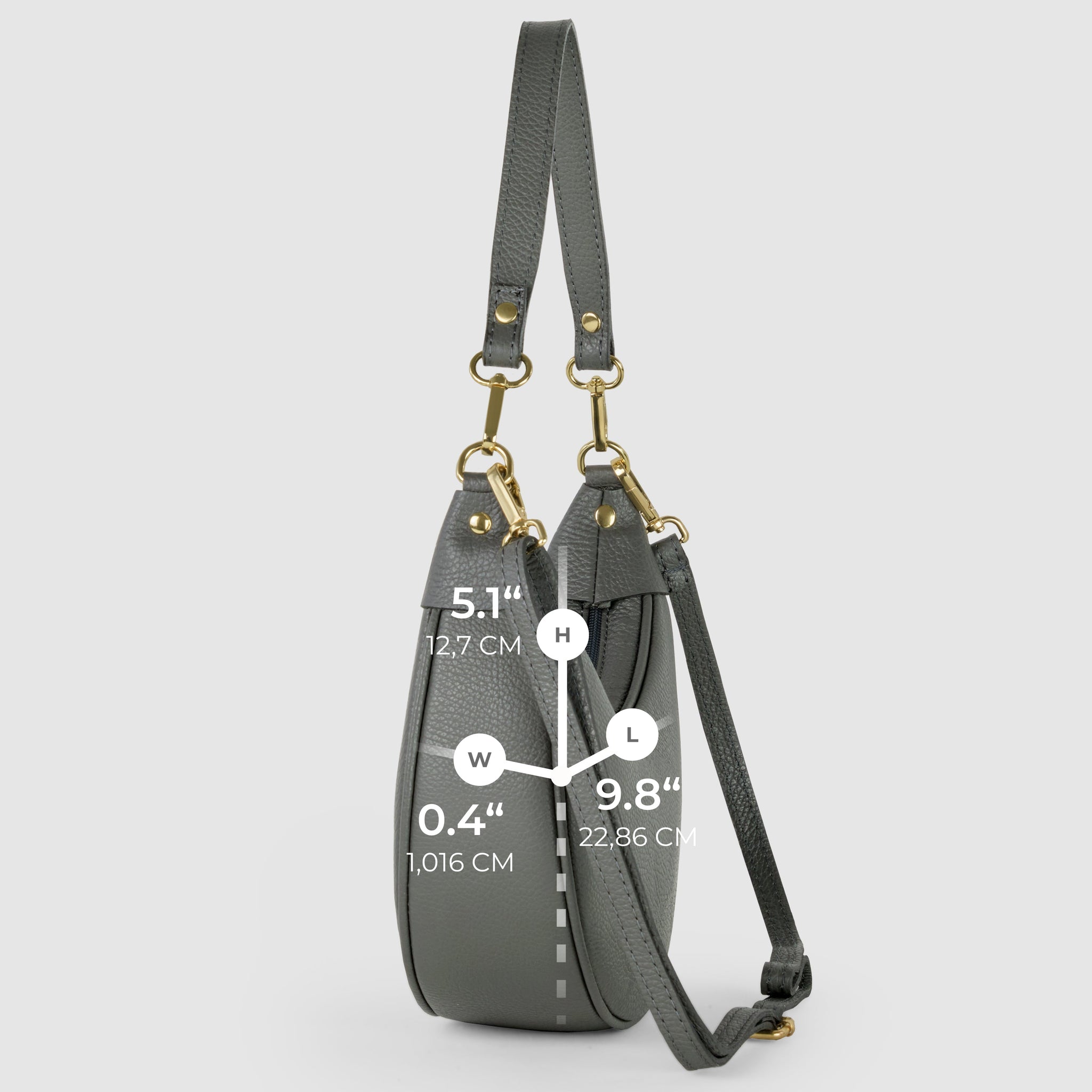 Calf Leather Shoulder Bag TAKEASY