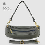 Italian Genuine Calf Leather Shoulder Bag 222024 - TAKEASY - Flyclothing LLC