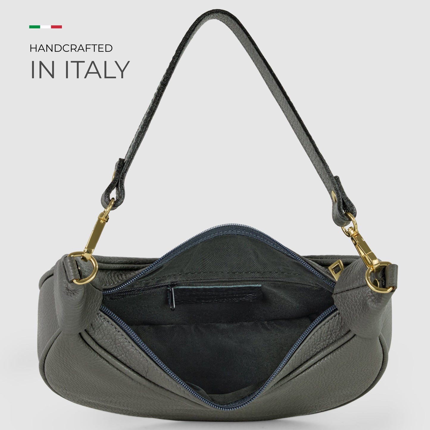Italian Genuine Calf Leather Shoulder Bag 222024 - TAKEASY - Flyclothing LLC