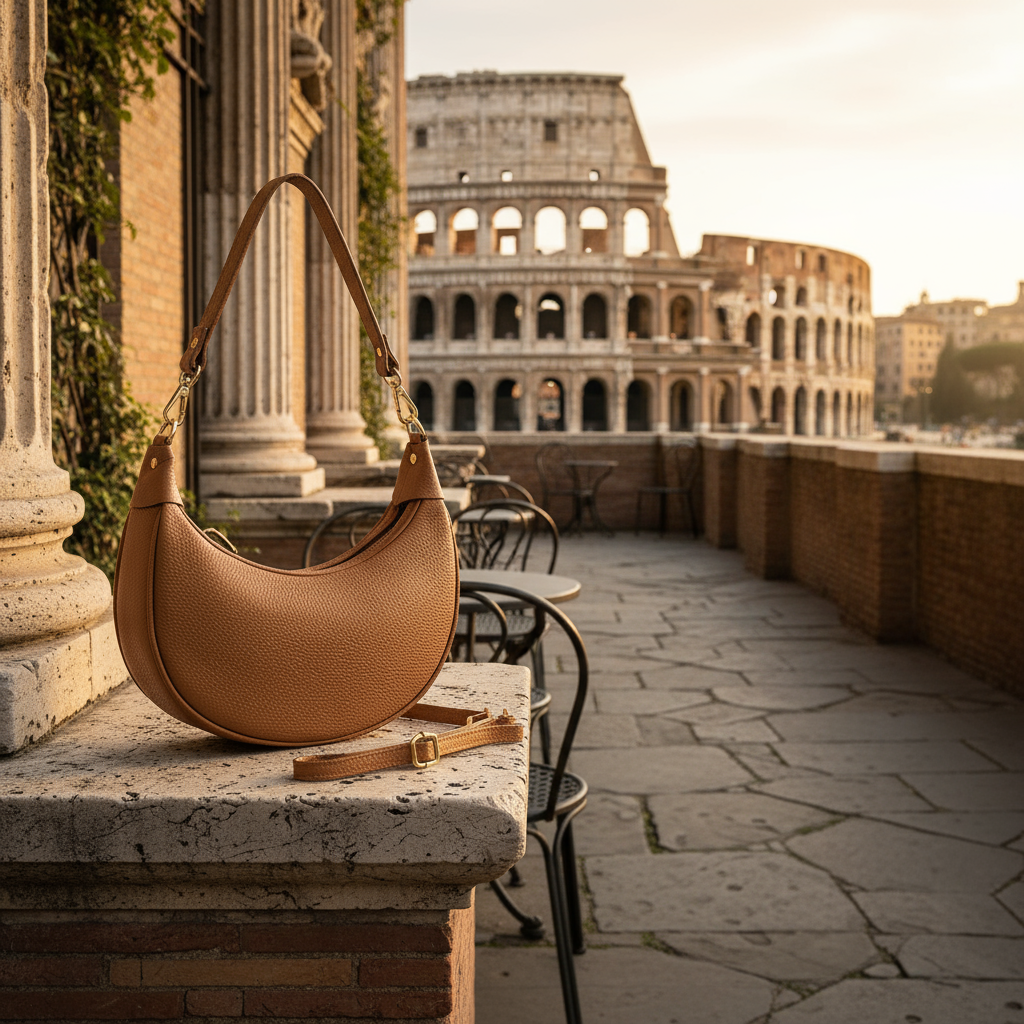 Calf Leather Shoulder Bag TAKEASY