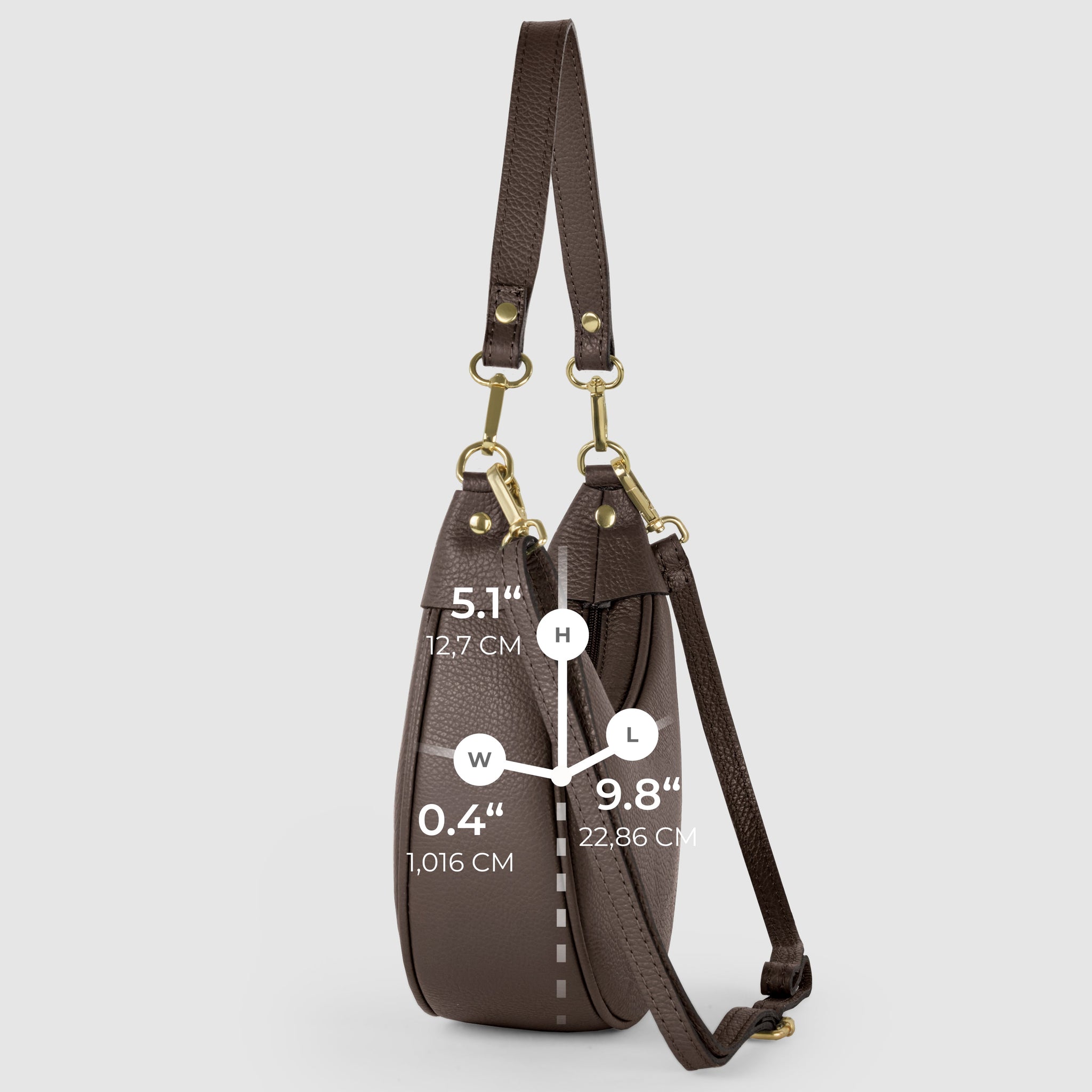 Italian Genuine Calf Leather Shoulder Bag 222024 - TAKEASY - Flyclothing LLC