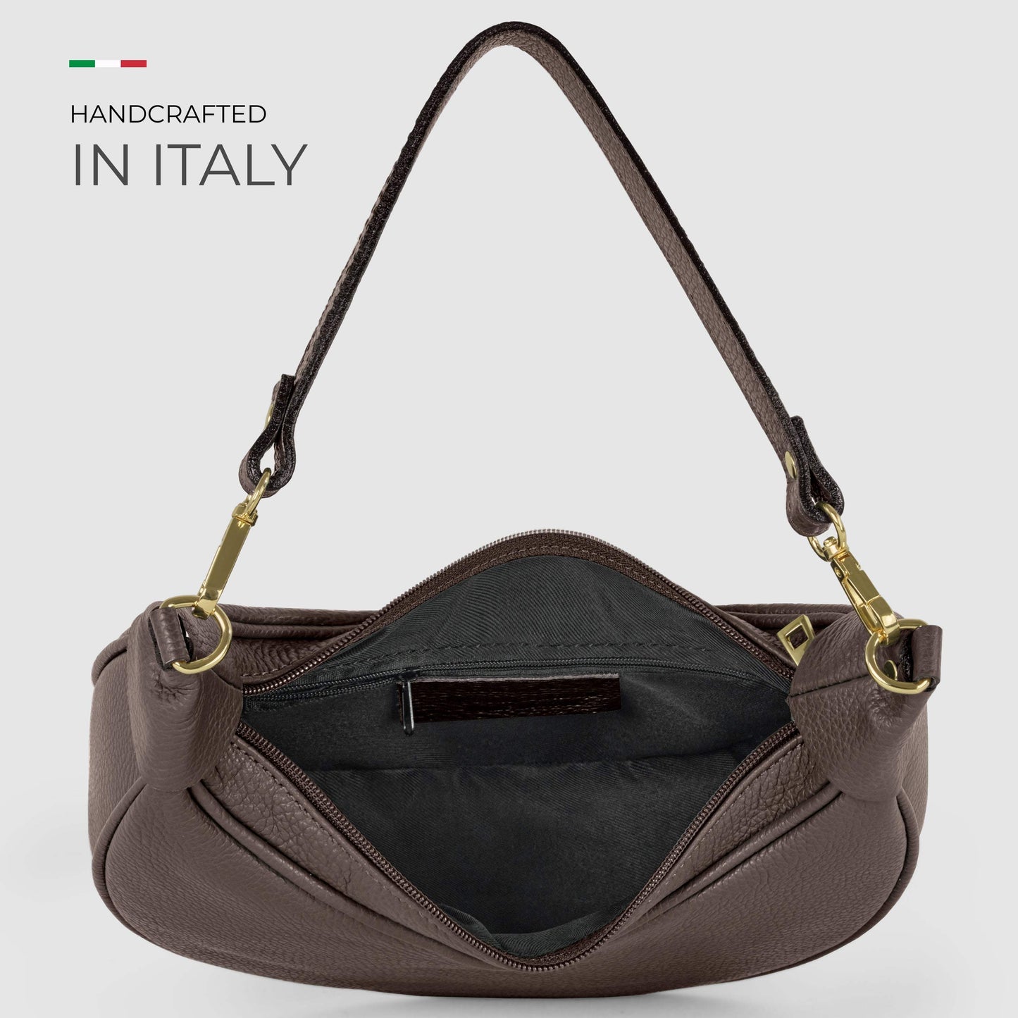 Italian Genuine Calf Leather Shoulder Bag 222024 - TAKEASY - Flyclothing LLC