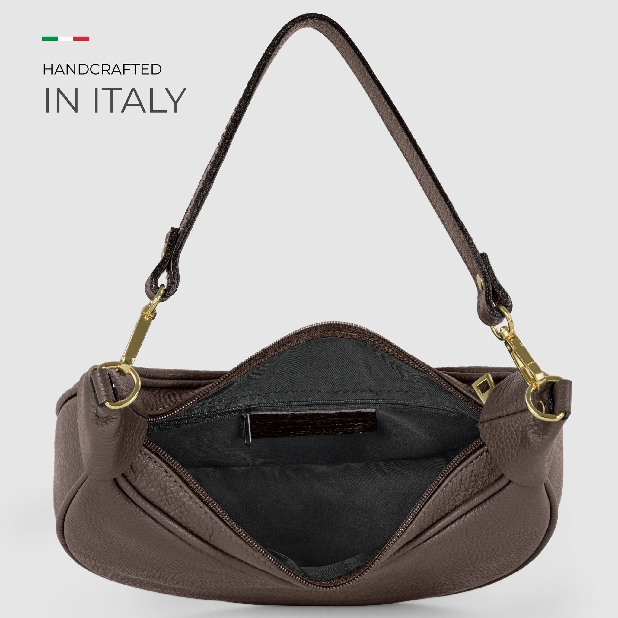 Italian Genuine Calf Leather Shoulder Bag 222024 - TAKEASY - Flyclothing LLC