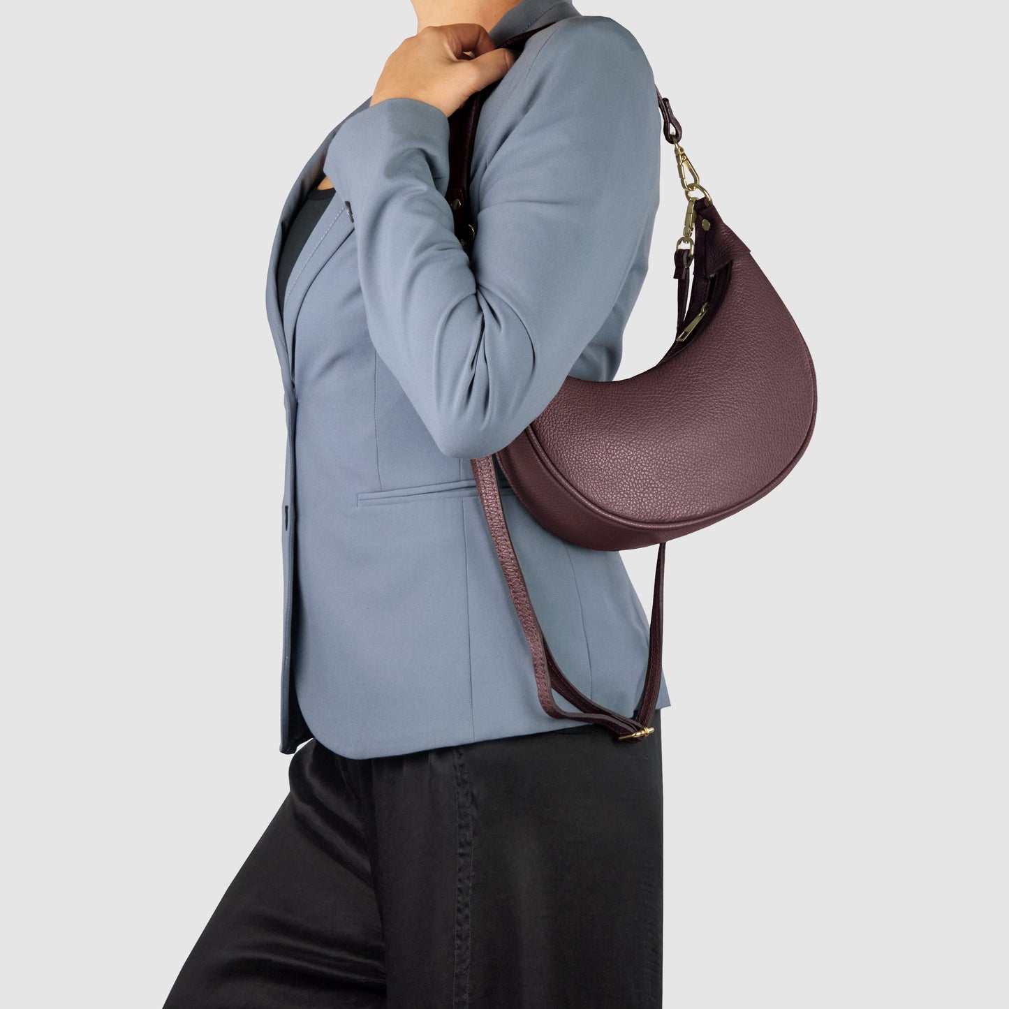 Italian Genuine Calf Leather Shoulder Bag 222024 - TAKEASY - Flyclothing LLC