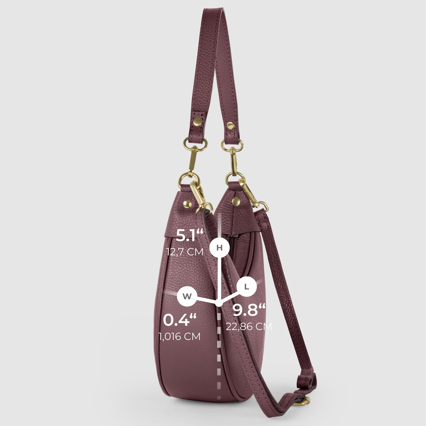 Italian Genuine Calf Leather Shoulder Bag 222024 - TAKEASY - Flyclothing LLC