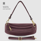 Italian Genuine Calf Leather Shoulder Bag 222024 - TAKEASY - Flyclothing LLC