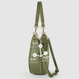 Italian Genuine Calf Leather Shoulder Bag 222024