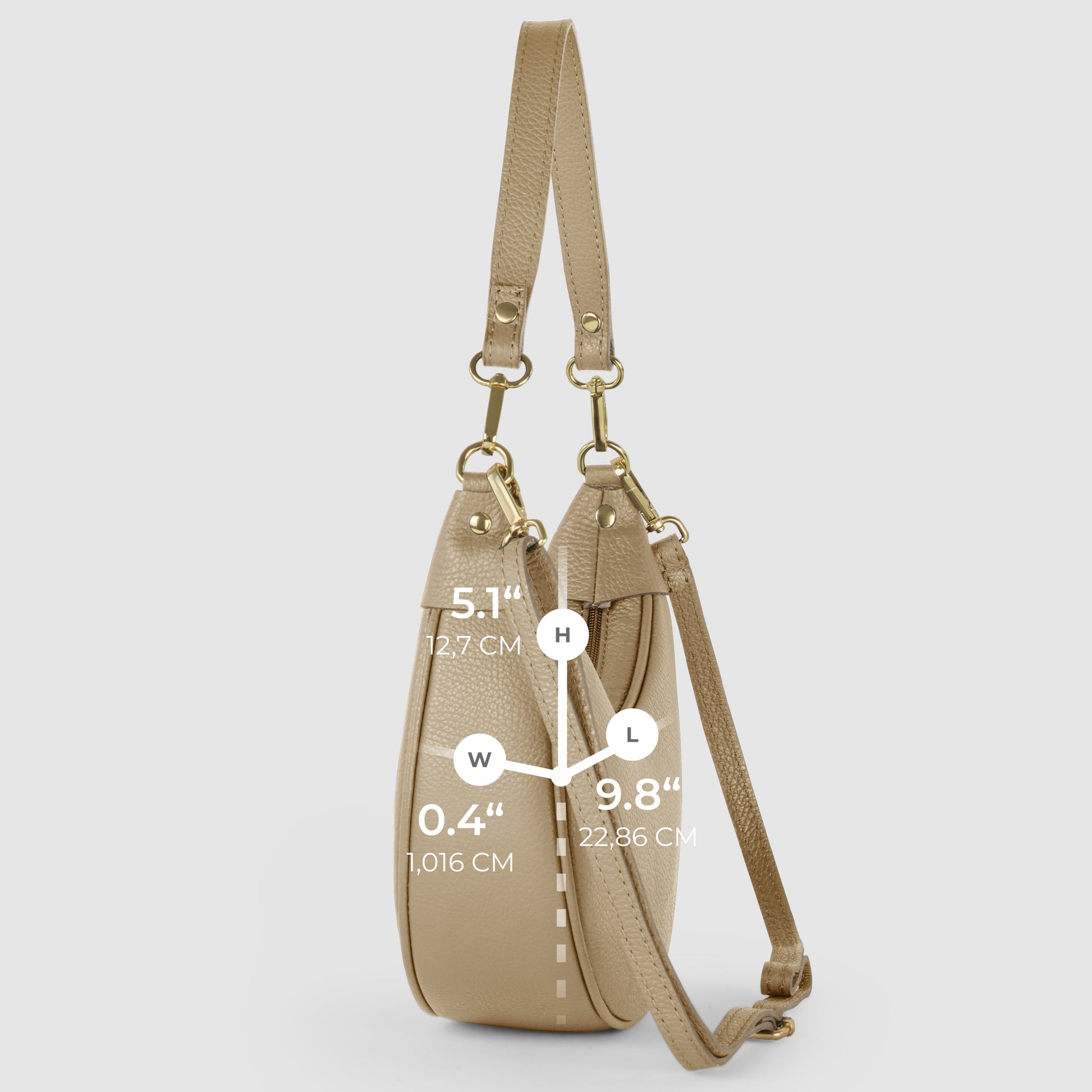 Italian Genuine Calf Leather Shoulder Bag 222024 - TAKEASY - Flyclothing LLC