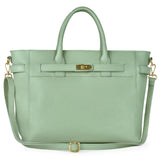 Italian Genuine Calf Leather Top-Handle Bag 233233 - TAKEASY - Flyclothing LLC