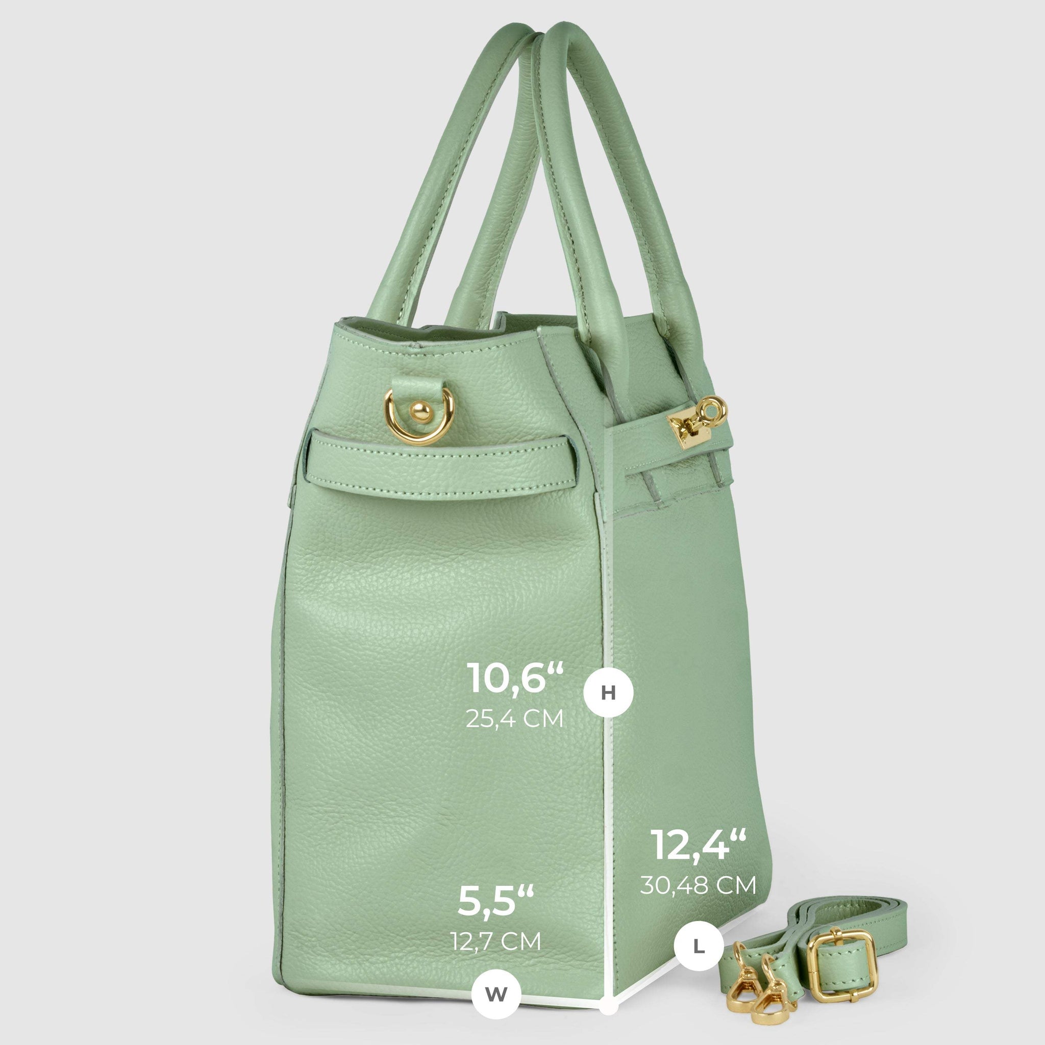 Italian Full-Grain Leather Top-Handle Bag | Cesena - TAKEASY - Flyclothing LLC