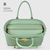 Italian Genuine Calf Leather Top-Handle Bag 233233 - TAKEASY - Flyclothing LLC
