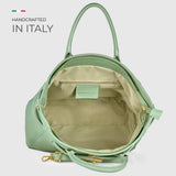 Italian Genuine Calf Leather Top-Handle Bag 233233 - TAKEASY - Flyclothing LLC