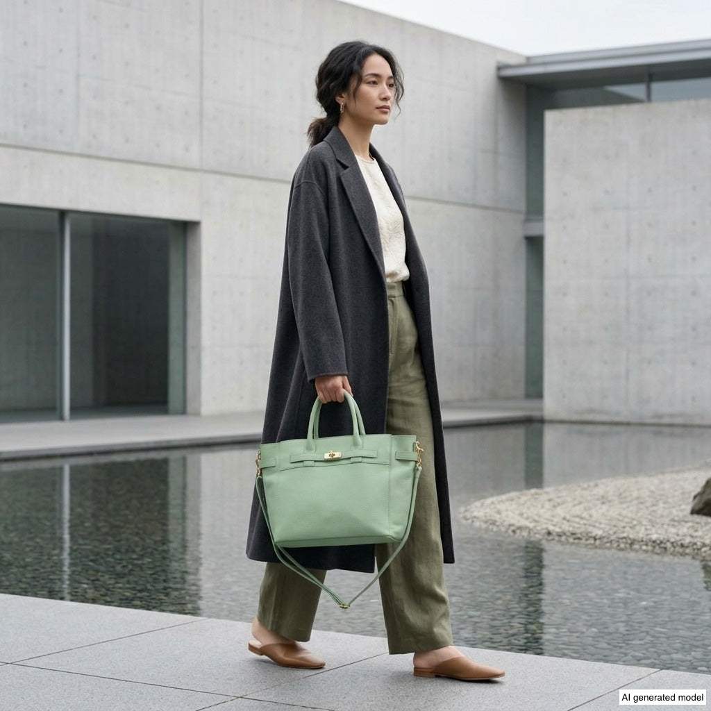 Italian Full-Grain Leather Top-Handle Bag | Cesena - TAKEASY - Flyclothing LLC