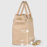 Italian Genuine Calf Leather Top-Handle Bag 233233 - TAKEASY - Flyclothing LLC
