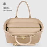 Italian Genuine Calf Leather Top-Handle Bag 233233 - TAKEASY - Flyclothing LLC