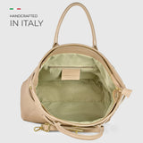 Italian Genuine Calf Leather Top-Handle Bag 233233 - TAKEASY - Flyclothing LLC