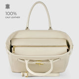 Italian Genuine Calf Leather Top-Handle Bag 233233 - TAKEASY - Flyclothing LLC