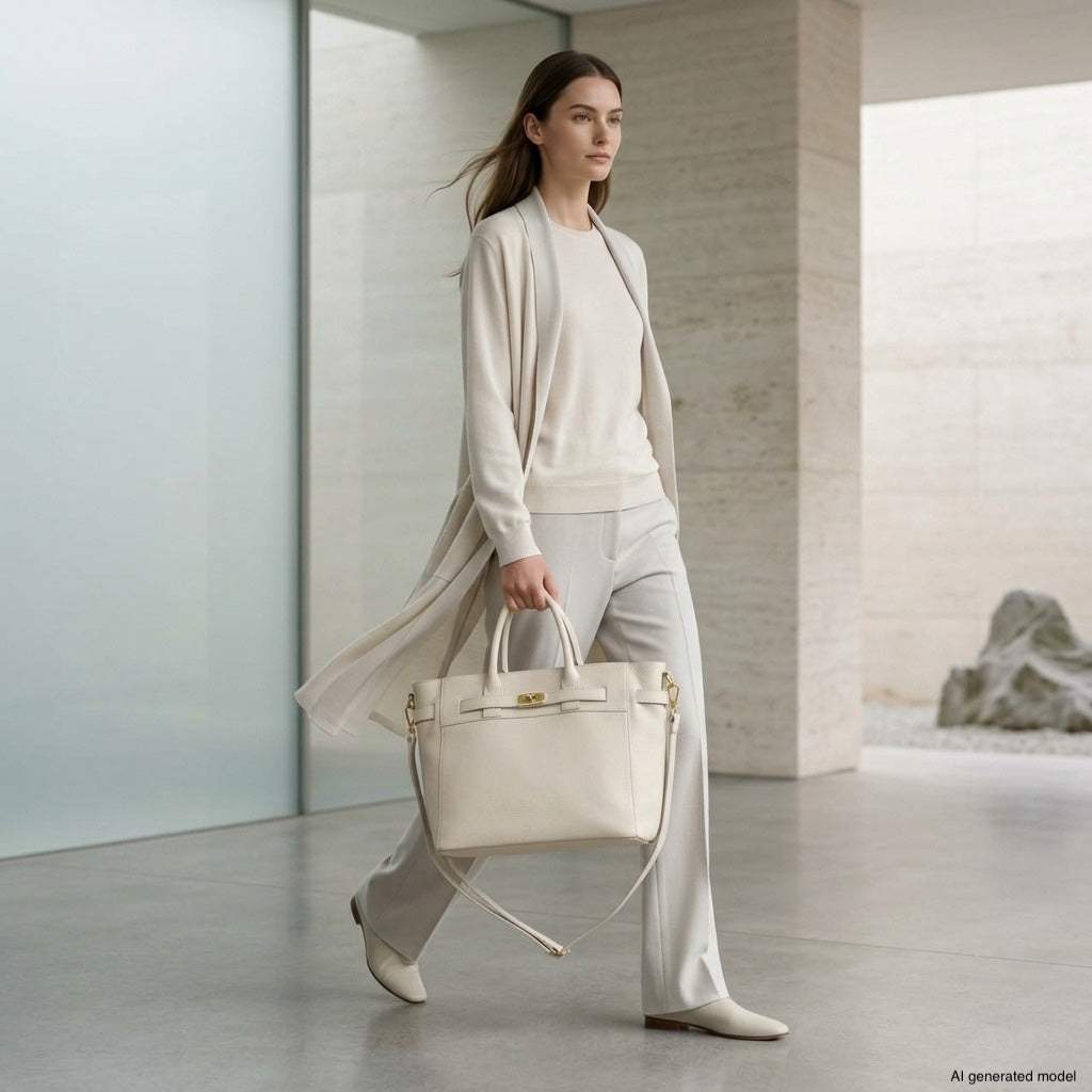 Italian Full-Grain Leather Top-Handle Bag | Cesena - TAKEASY - Flyclothing LLC