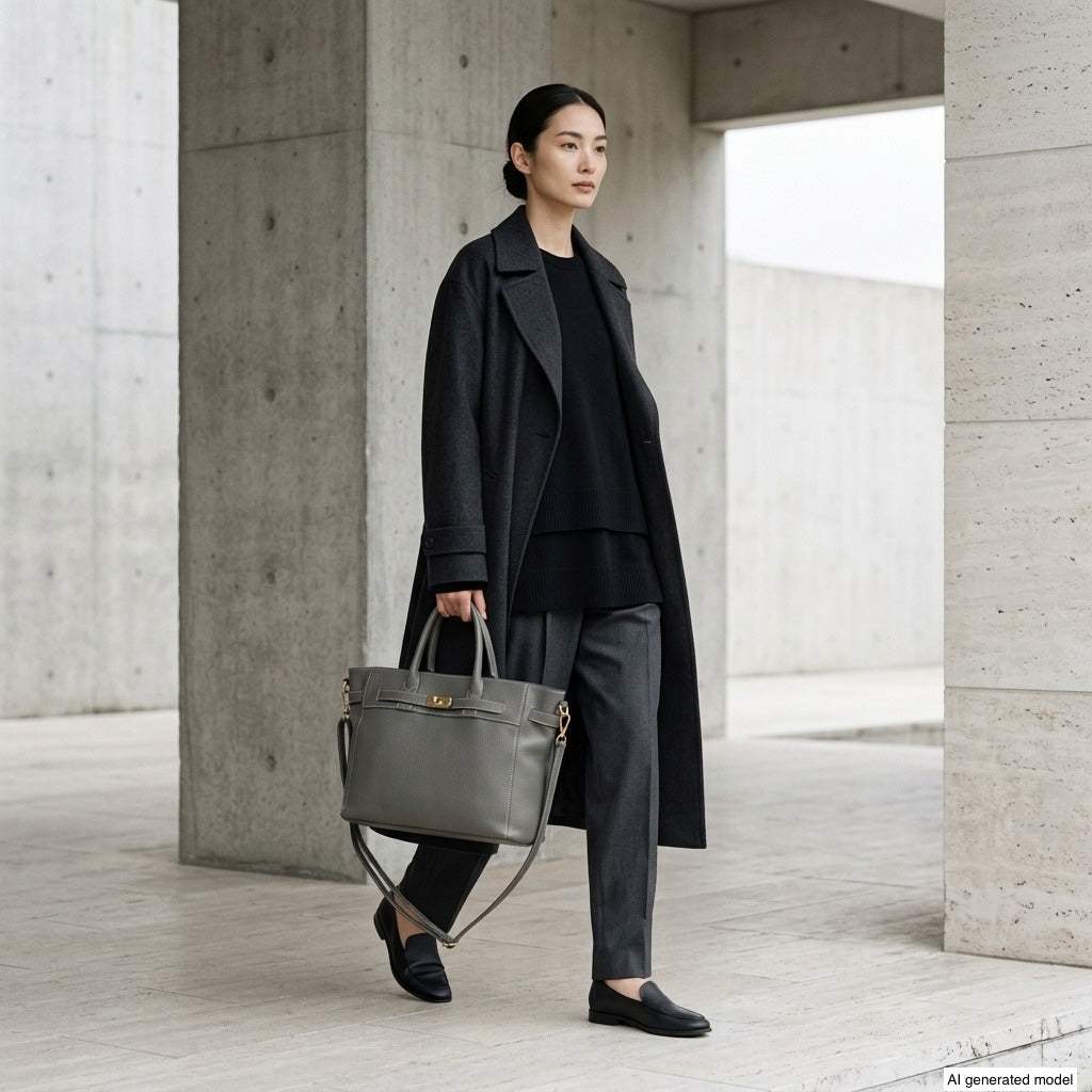 Italian Full-Grain Leather Top-Handle Bag | Cesena - TAKEASY - Flyclothing LLC