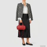 Italian Genuine Calf Leather Top-Handle Bag 252335 - TAKEASY - Flyclothing LLC