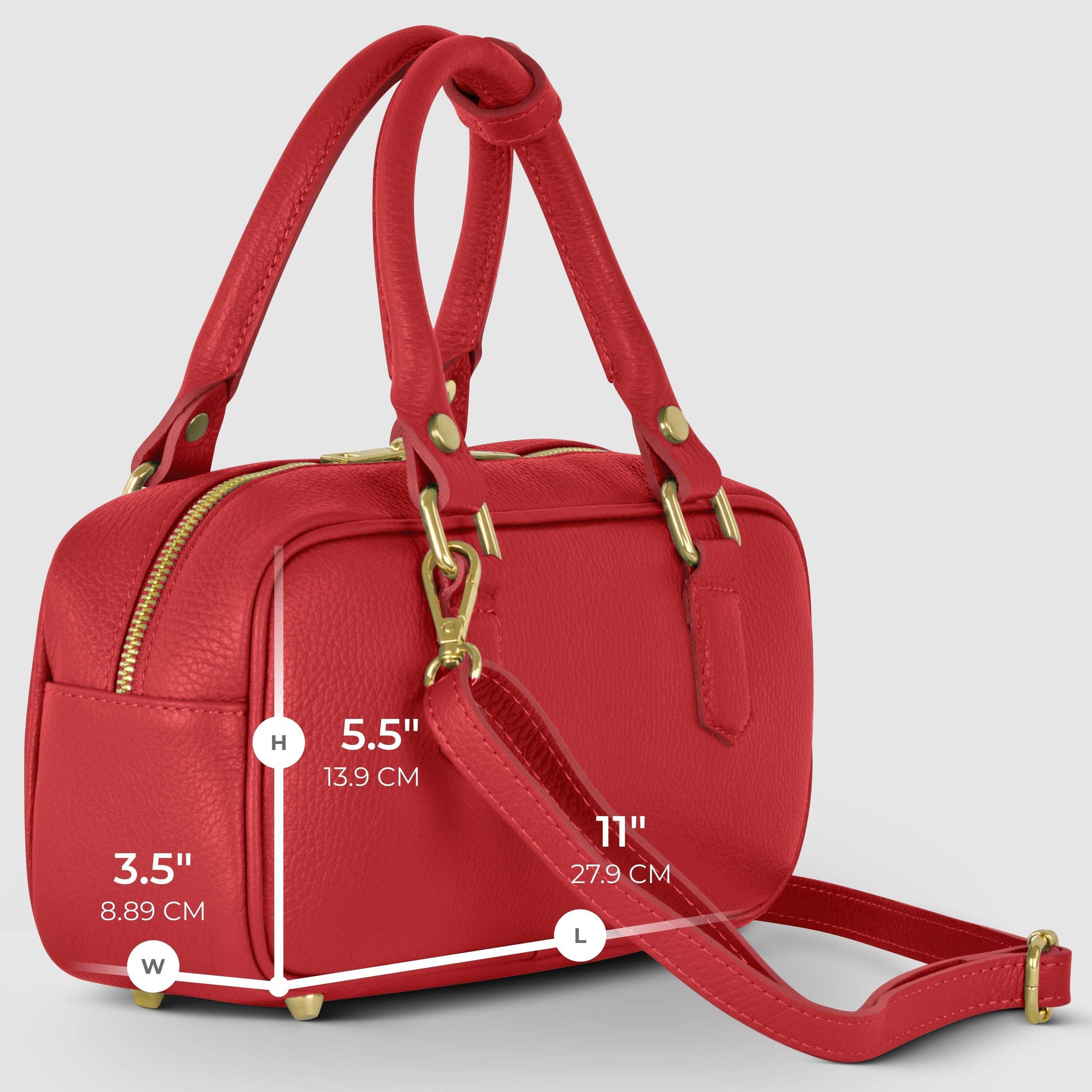 Italian Genuine Calf Leather Top-Handle Bag 252335 - TAKEASY - Flyclothing LLC