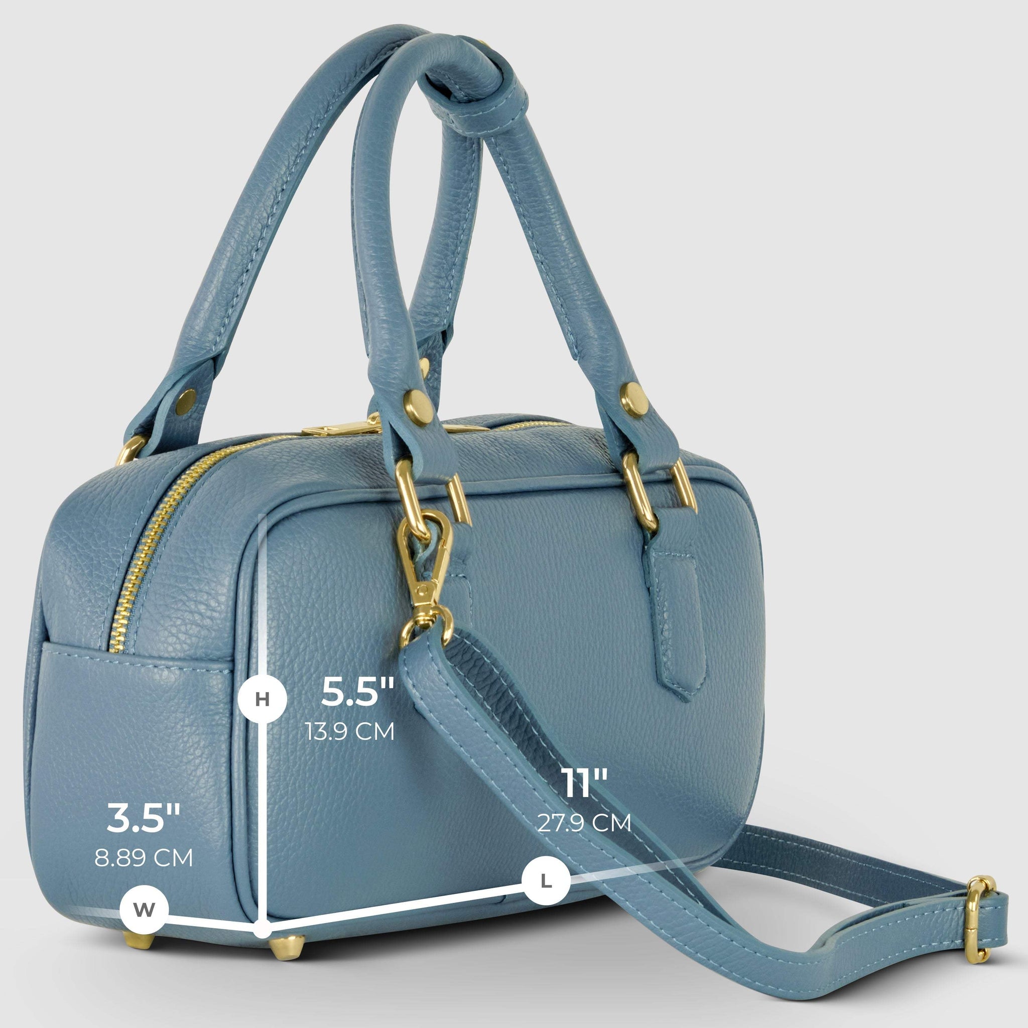 Italian Genuine Calf Leather Top-Handle Bag 252335 - TAKEASY - Flyclothing LLC