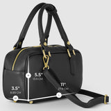 Italian Genuine Calf Leather Top-Handle Bag 252335 - TAKEASY - Flyclothing LLC