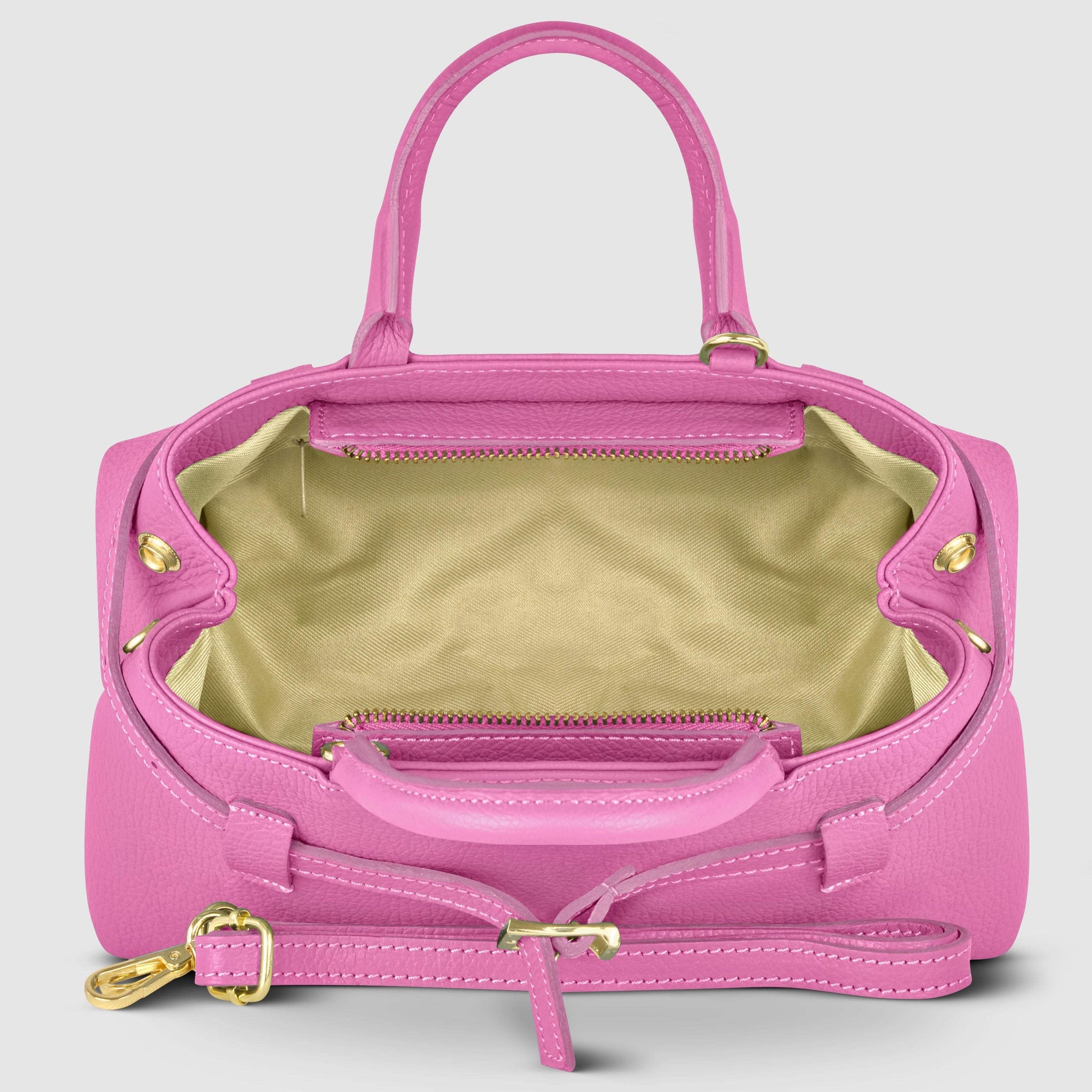Italian Full-Grain Leather Top-Handle Bag | Cervia