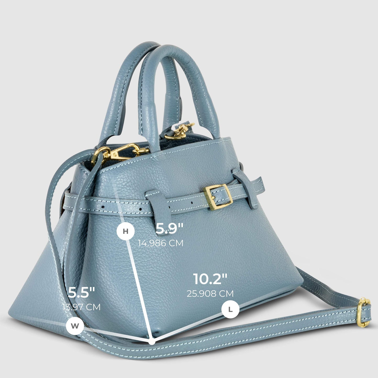 Italian Full-Grain Leather Top-Handle Bag | Cervia - TAKEASY - Flyclothing LLC