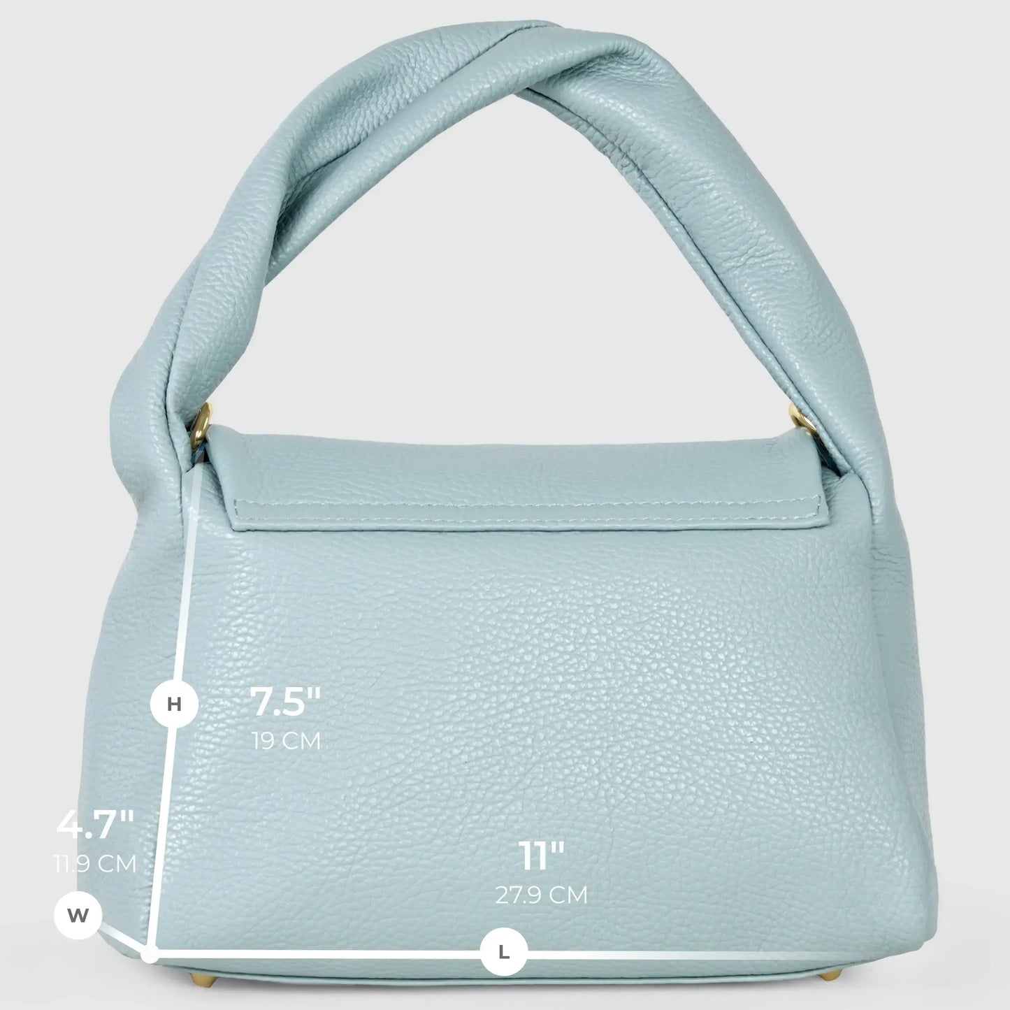 Italian Genuine Calf Leather Top-Handle Bag 262495 - TAKEASY - Flyclothing LLC