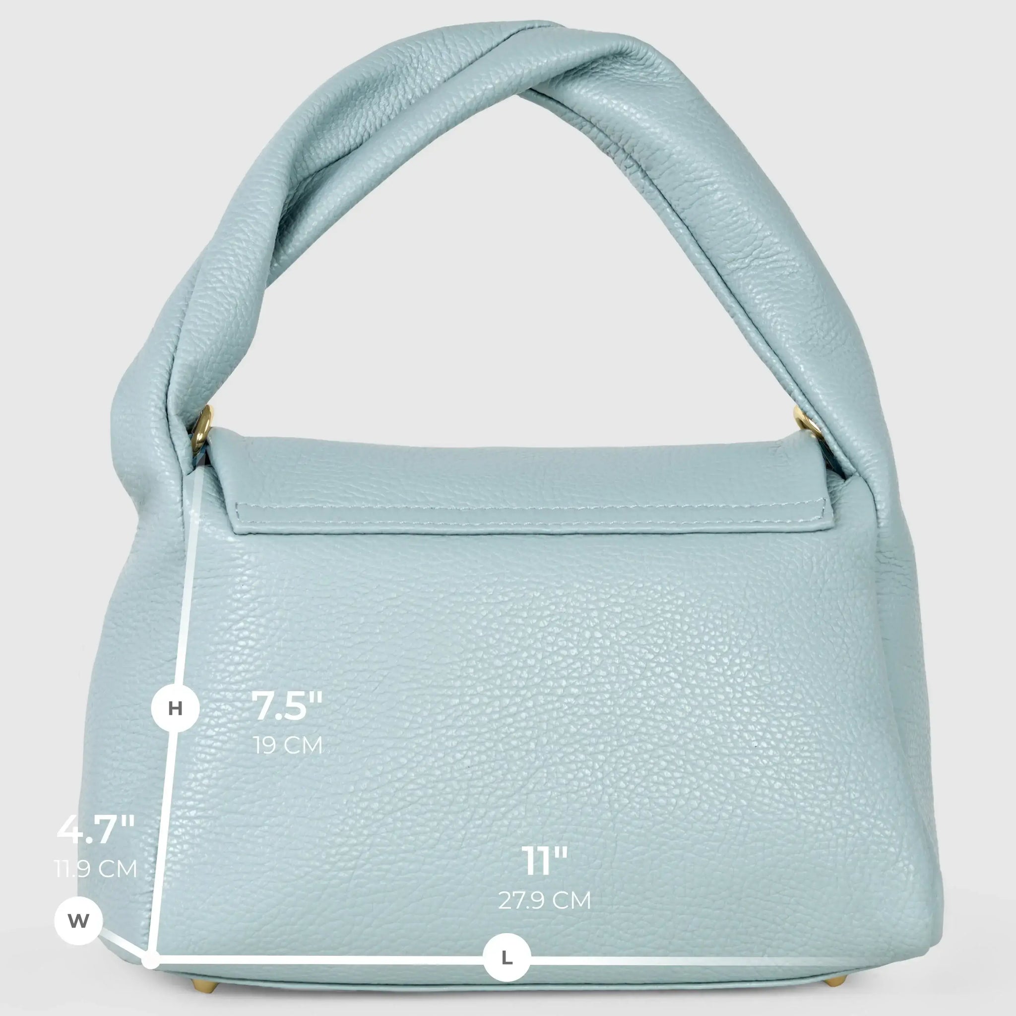 Italian Genuine Calf Leather Top-Handle Bag 262495 - TAKEASY - Flyclothing LLC