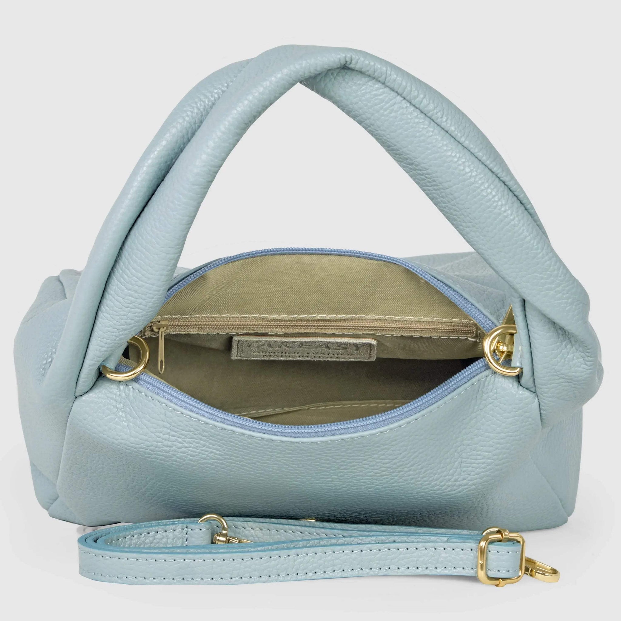 Italian Genuine Calf Leather Top-Handle Bag 262495 - TAKEASY - Flyclothing LLC